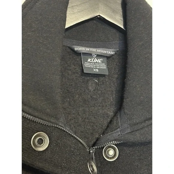 Kuhl Jacket Black Highland Long Full Zip Women's Size XS Outdoor Warm - Picture 2 of 10